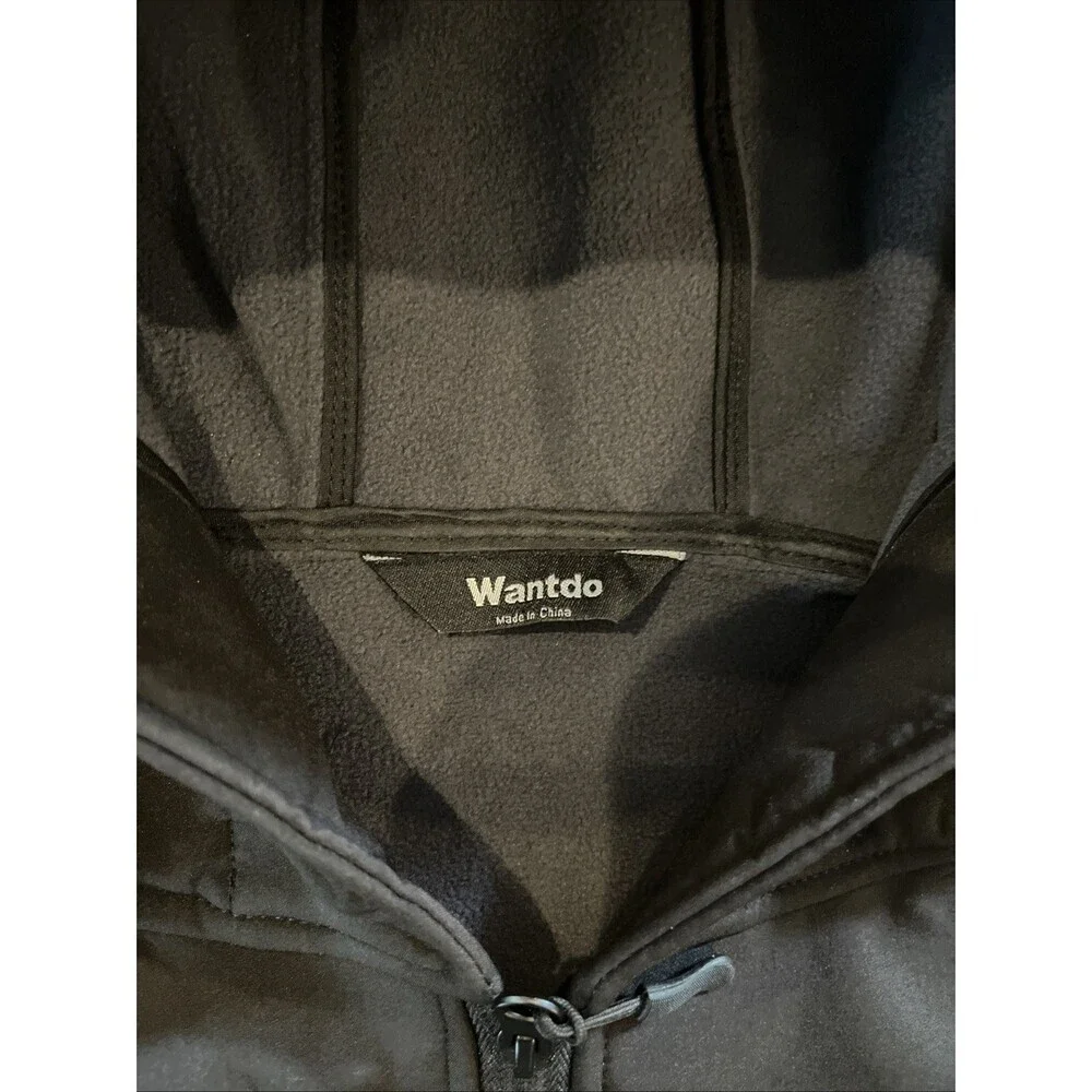 NEW Swim Parka Hooded Size XS Waterproof Fleece Lined Black Pool Surf Team Coat